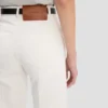 Alina-jeans i vasket hvitt