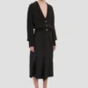Cable Pocket Cardigan i svart