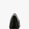 Chain pouch bag mini i svart skinn