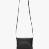 Chain pouch bag mini i svart skinn