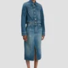 Denimjakke i mellomblå vask