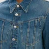 Denimjakke i mellomblå vask