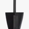 Dia bucket bag i marineblått skinn