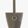 Dia-bucketbag i pebblegrått skinn