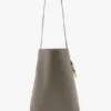 Dia-bucketbag i pebblegrått skinn