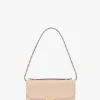 Dorian pochette i blekrosa skinn Dorian pochette i blekrosa skinn