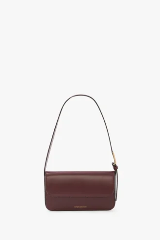 Dorian Pocket Bag i burgunderfarget skinn