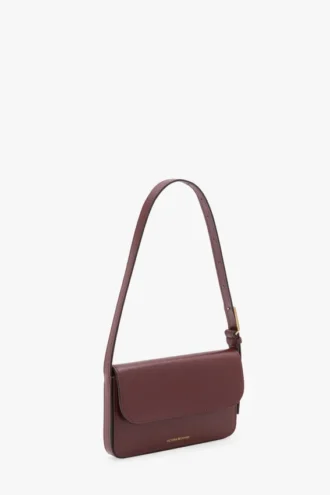 Dorian Pocket Bag i burgunderfarget skinn