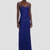 Draped Cami Gown i lys indigo