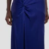 Draped Cami Gown i lys indigo