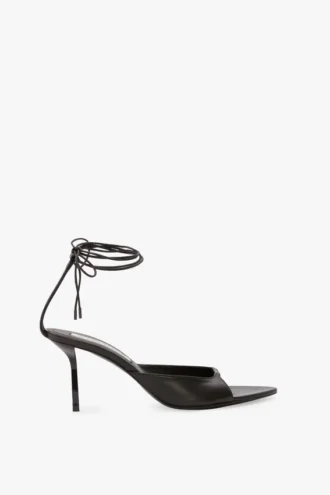 Eliza stilett-sandaler 75 i svart skinn