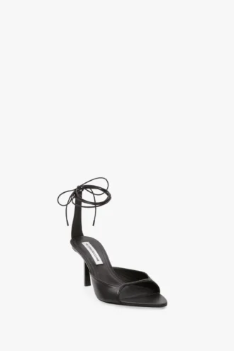 Eliza stilett-sandaler 75 i svart skinn