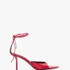 Eliza stilettosandal 75 i rødt skinn