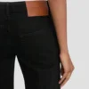 Gigi-jeans i vasket svart