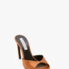 Harlow mule 100 i bronsefarget sateng