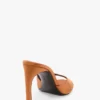 Harlow mule 100 i bronsefarget sateng