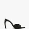 Harlow mule 100 i svart sateng