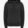Hettegenser med brodert logo i svart Hettegenser med brodert logo i svart