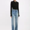 Julia-jeans i mellomblå vask