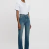 Julia stretch-jeans i mellomblå Julia stretch-jeans i mellomblå