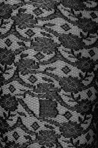 Monogram-strømpebukser i svart