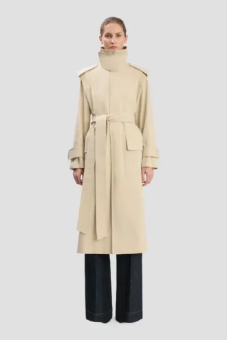 Philippa trenchcoat i beige