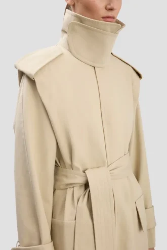 Philippa trenchcoat i beige