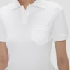 Polo-top i hvitt