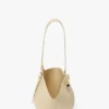 Portofino Dia Clutch i elfenbensfarget skinn Portofino Dia Clutch i elfenbensfarget skinn