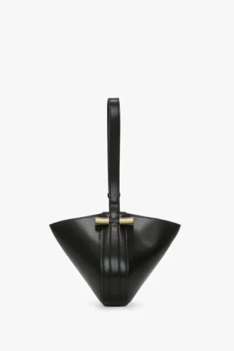 Portofino Dia Clutch i svart skinn