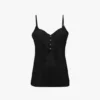Rouleaux cami-top i svart