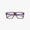 Skulpturert flat toppramme i havana