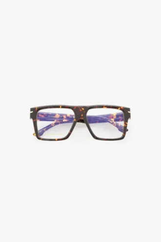 Skulpturert flat toppramme i havana