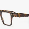 Skulpturert flat toppramme i havana