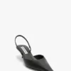 Sloane Halter Back 45 i svart skinn