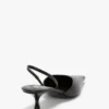 Sloane Halter Back 45 i svart skinn