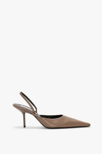 Sloane Halter Back 75 i duegrått skinn