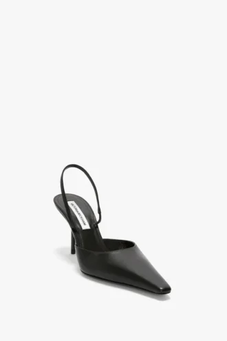 Sloane Halter Back 75 i svart skinn