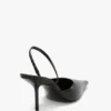 Sloane Halter Back 75 i svart skinn