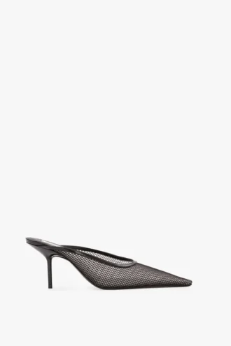 Sloane stilettmule 75 i svart mesh