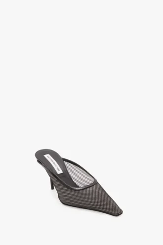 Sloane stilettmule 75 i svart mesh