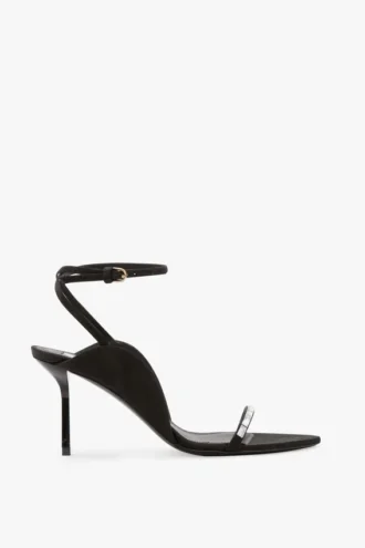 The Victoria stilett-sandaler med pynt 75 i svart The Victoria stilett-sandaler med pynt 75 i svart