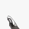 The Victoria stiletto slingback 100 i svart mesh The Victoria stiletto slingback 100 i svart mesh