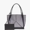 The Victoria stor totebag i marineblått mesh