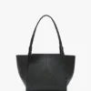 The Victoria tote bag i svart skinn