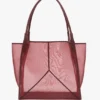 The Victoria tote bag large i burgunder mesh The Victoria tote bag large i burgunder mesh