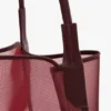 The Victoria tote bag large i burgunder mesh The Victoria tote bag large i burgunder mesh