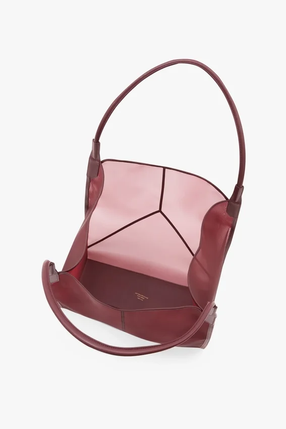 The Victoria tote bag large i burgunder mesh The Victoria tote bag large i burgunder mesh
