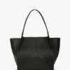 The Victoria tote bag large i svart skinn The Victoria tote bag large i svart skinn