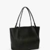 The Victoria tote bag large i svart skinn The Victoria tote bag large i svart skinn